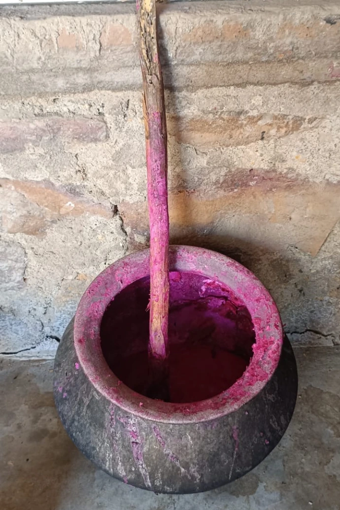Dyeing A.PUUR.A India village