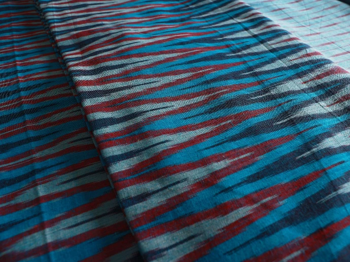 Ikat blue sourced by ATELIER A.PUUR.A 