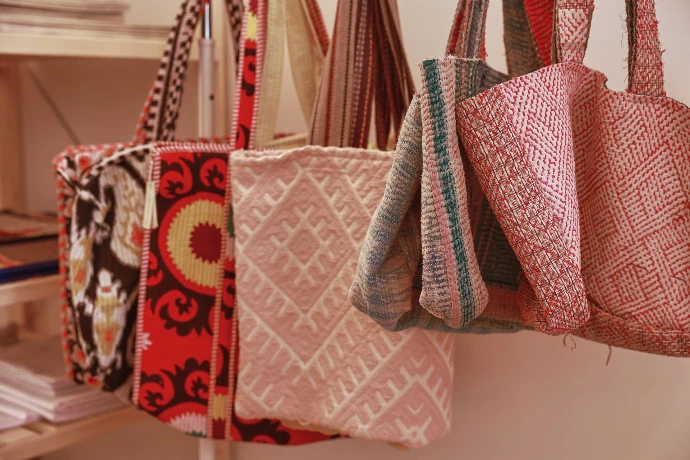 collection of bags made by ATELIER A.PUUR.A